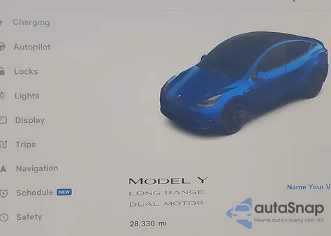 2022 Tesla Model Y Long Range Dual Motor All-Wheel Drive из США, поврежденный, VIN 7SAYGDEE5NF459045